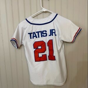 Dominican Republic Tatis Jr 21 Jersey Youth Size Medium